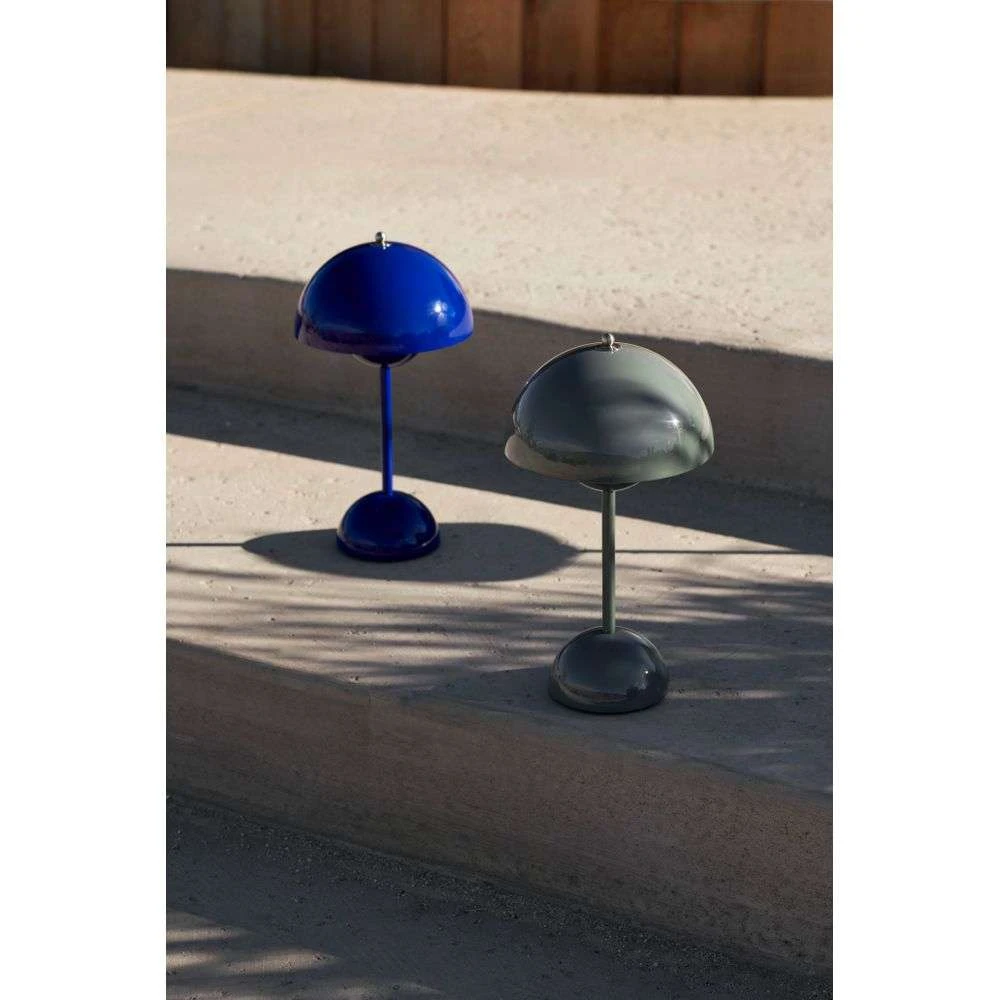 Flowerpot VP9 Portable Table Lamp Cobalt Blue - &Tradition