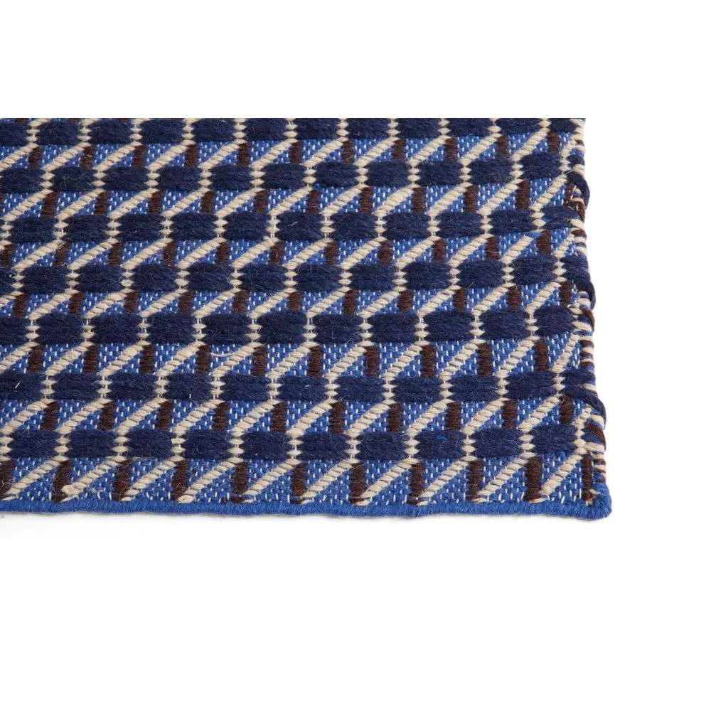 Channel Rug 140x200 Blue/White - HAY - Buy online