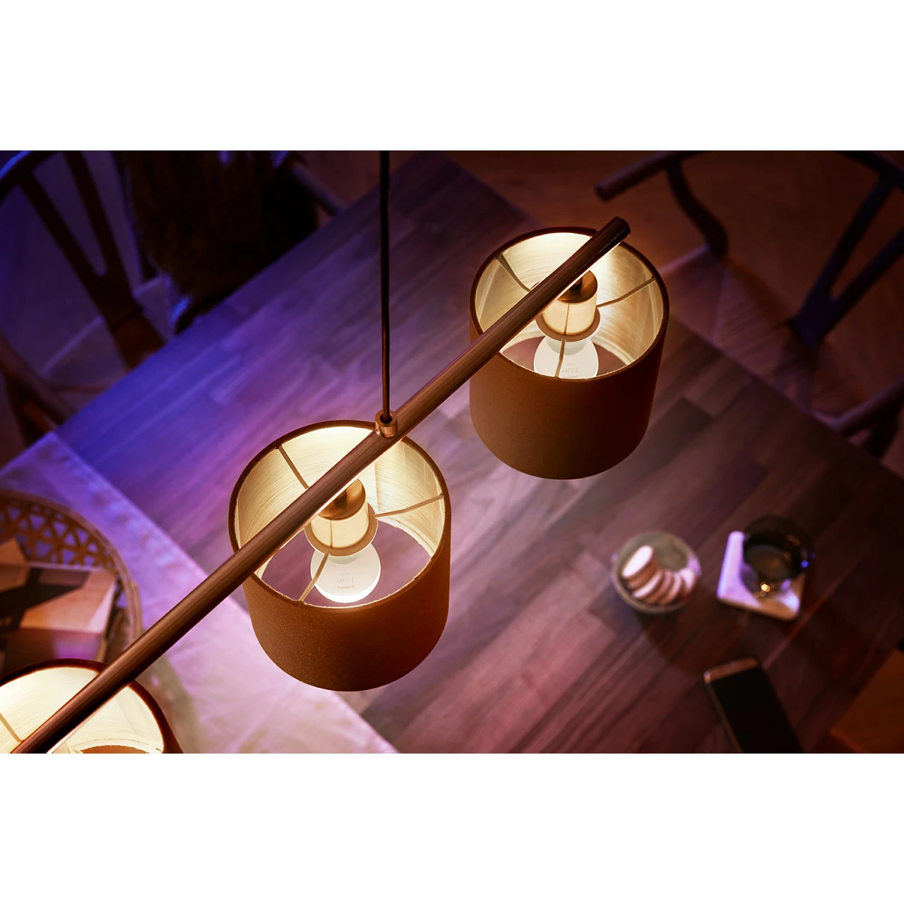 Philips Hue White&Color Amb. 5,1W Luster Crown 2 pack. E14