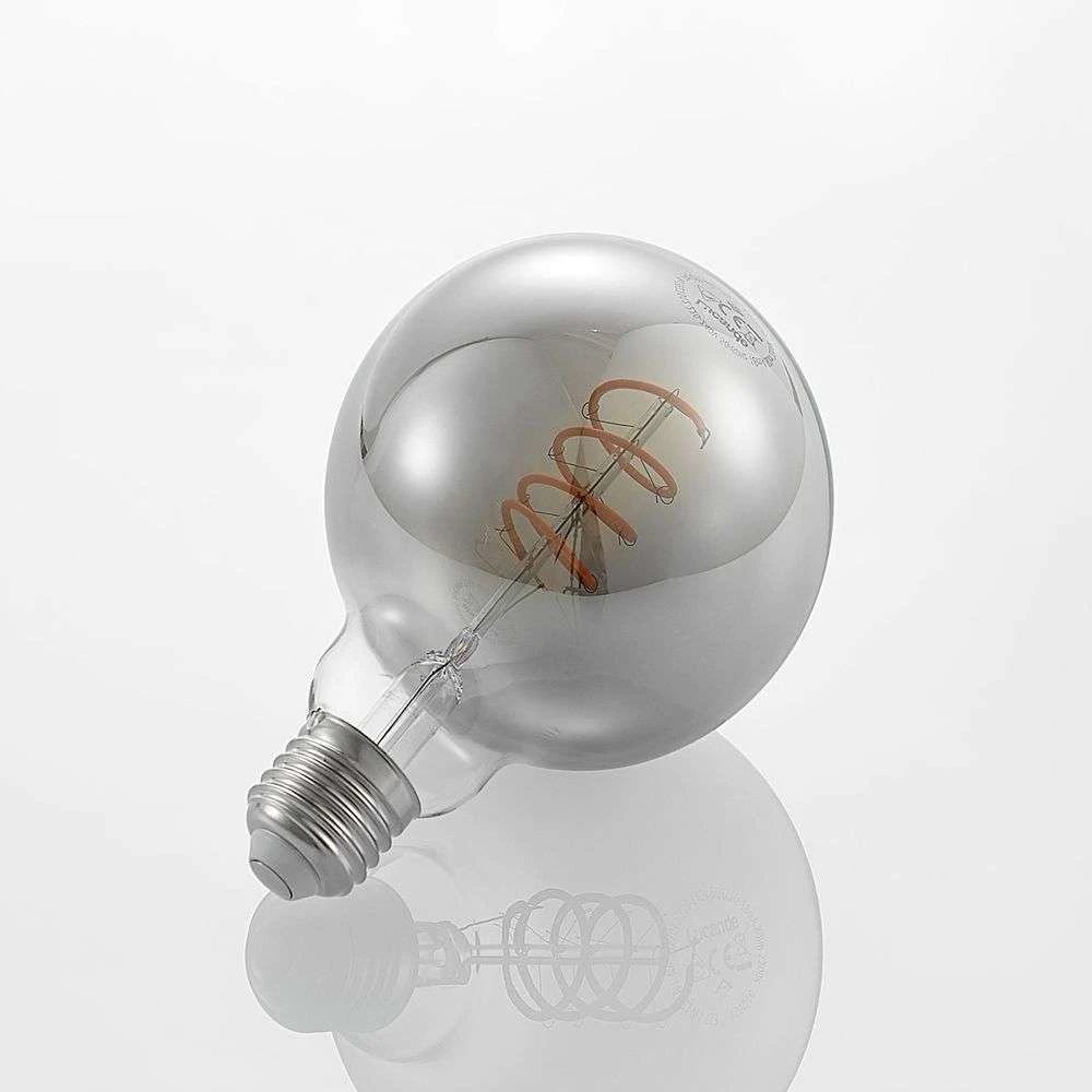 Bulb LED 4W Smoke G95 Dimmable E27 - Lucande