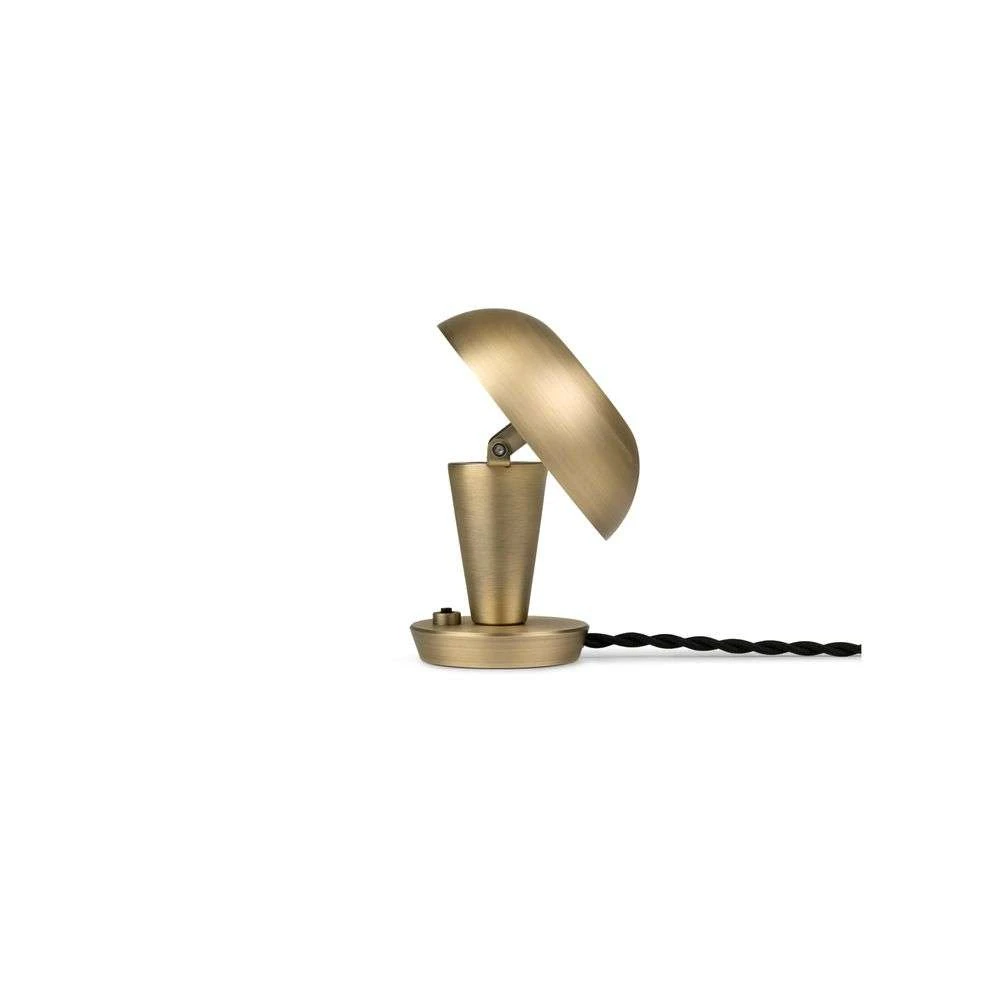 ferm LIVING Tiny table lamp, low, brass