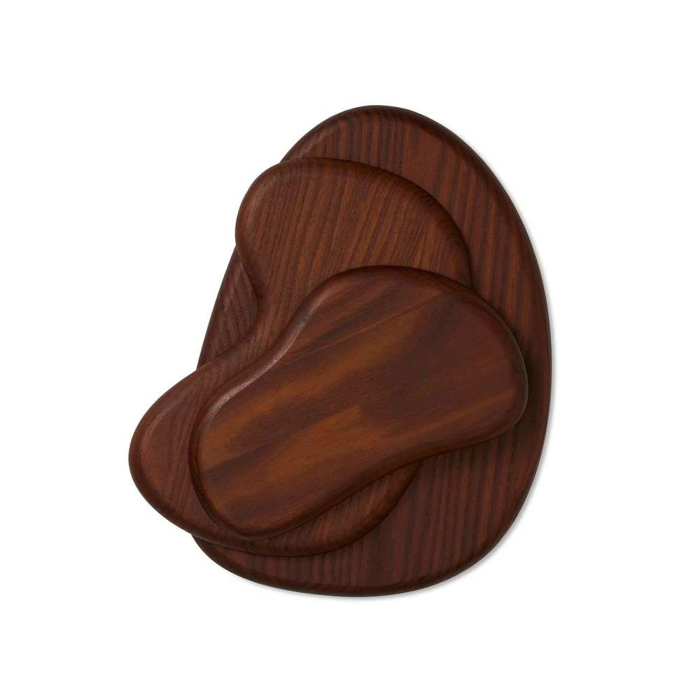 Ferm Living - Cairn Cutting Boards - Set of 3 - Dark Brown