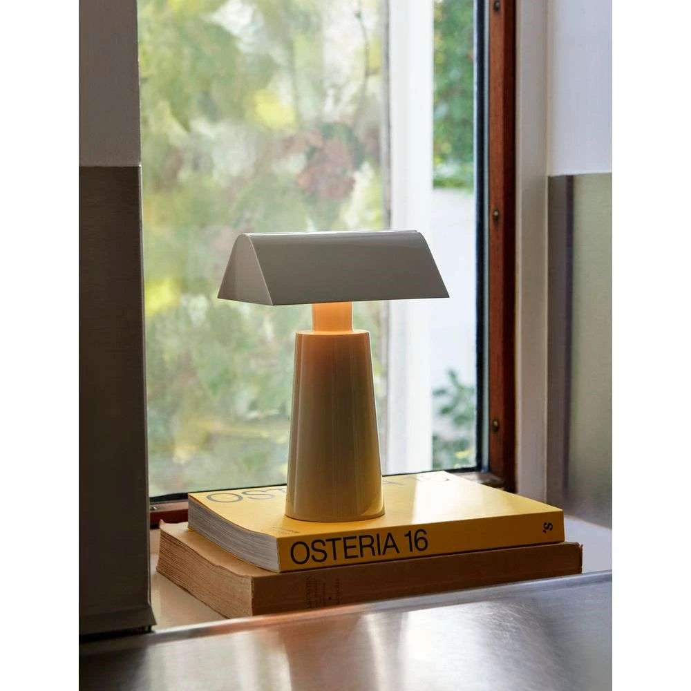 Caret MF1 Portable Table Lamp Silk Grey - &Tradition