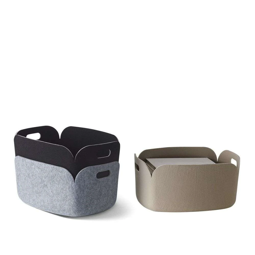 Restore Basket Grey Melange - Muuto - Buy online