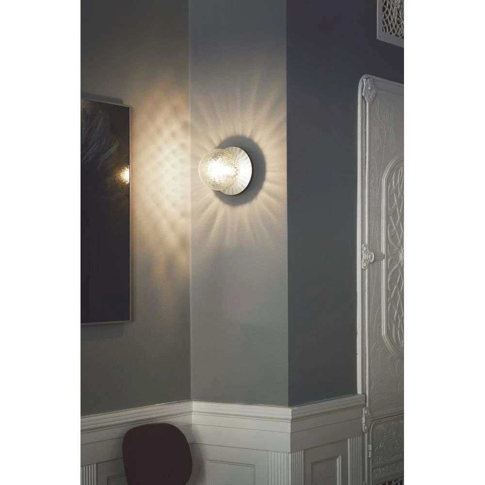 Liila 1 Wall Lamp/Ceiling Lamp Light Silver/Optic Clear - Nuura - Buy online