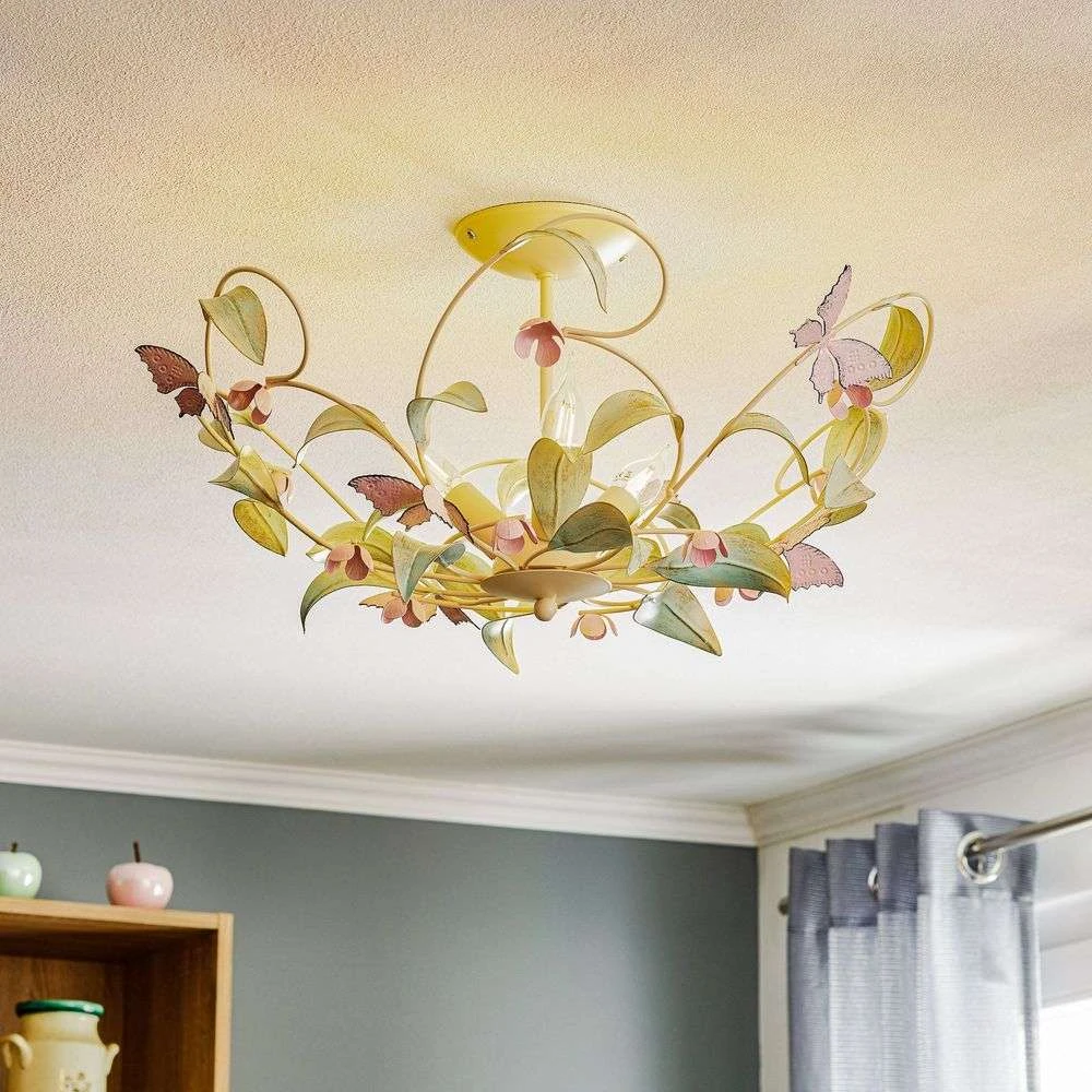 Butterfly ceiling store lamp