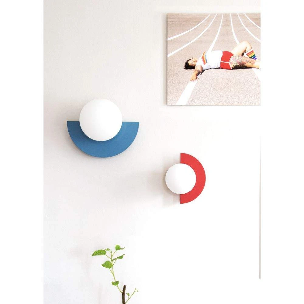 Candy Big Circle 180 L Wall Lamp Scandi Blue - Swedish Ninja - Buy online