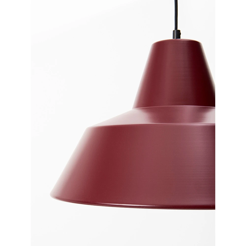 Made By Hand Workshop Lamp Pendant Wine Red W1