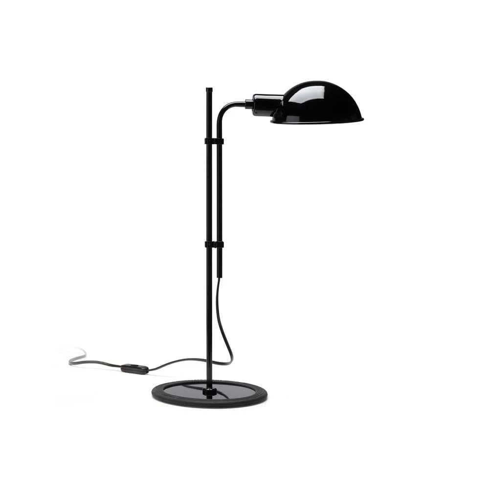 Bejamin 26.5 inch 100 watt Flat Black and Satin Brass Table Lamp Portable  Light