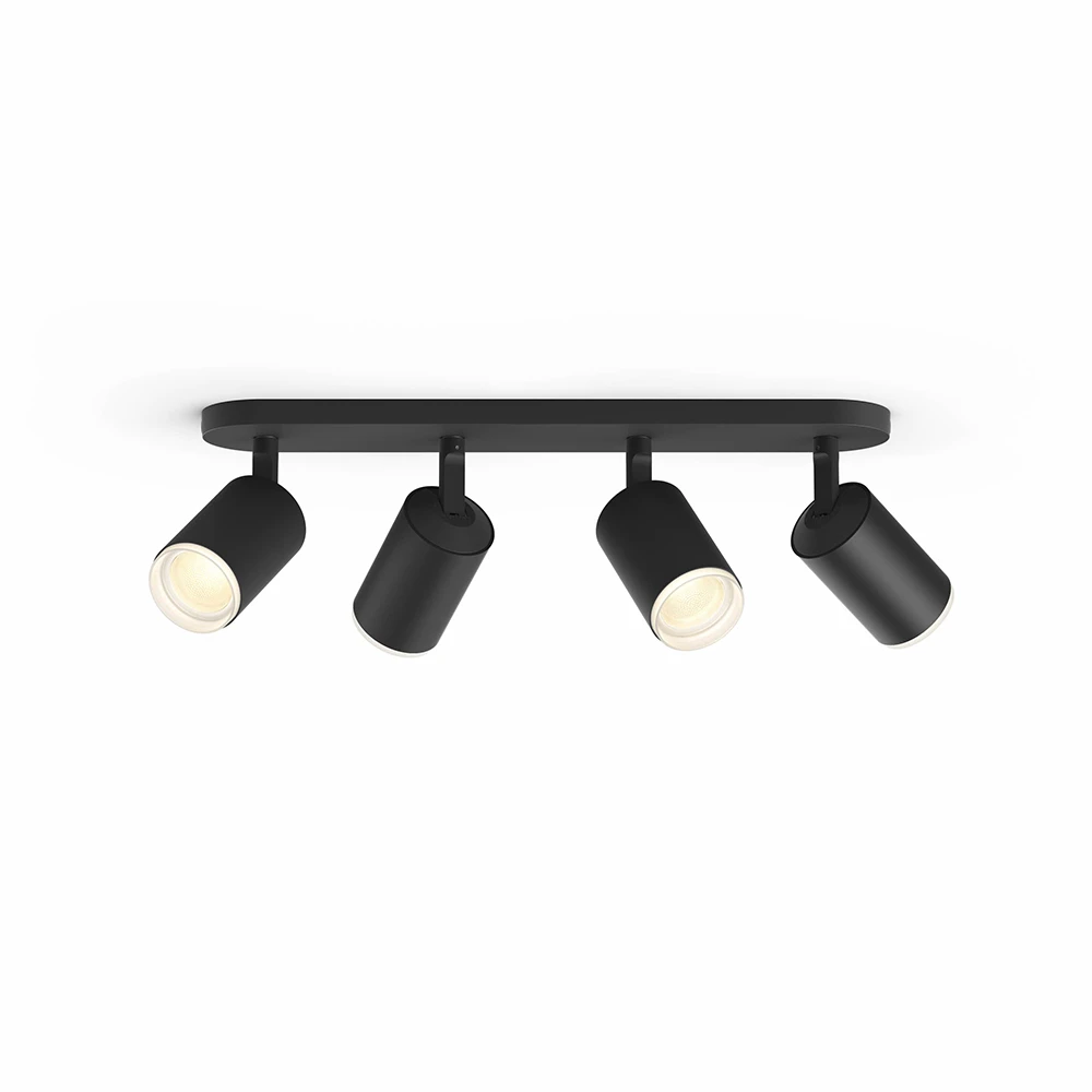 Shop Philips Hue Smart Black Fugato Spot LED réglable