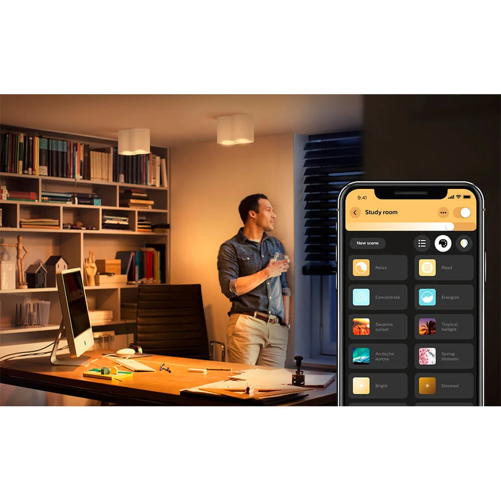 Philips Hue White & Color Ambiance Starter Kit E27 Bluetooth - Bombillas  inteligentes - LDLC