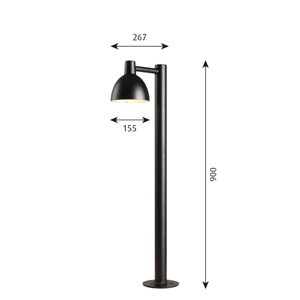 Toldbod 155 Garden Lamp Black - Louis Poulsen - Buy online