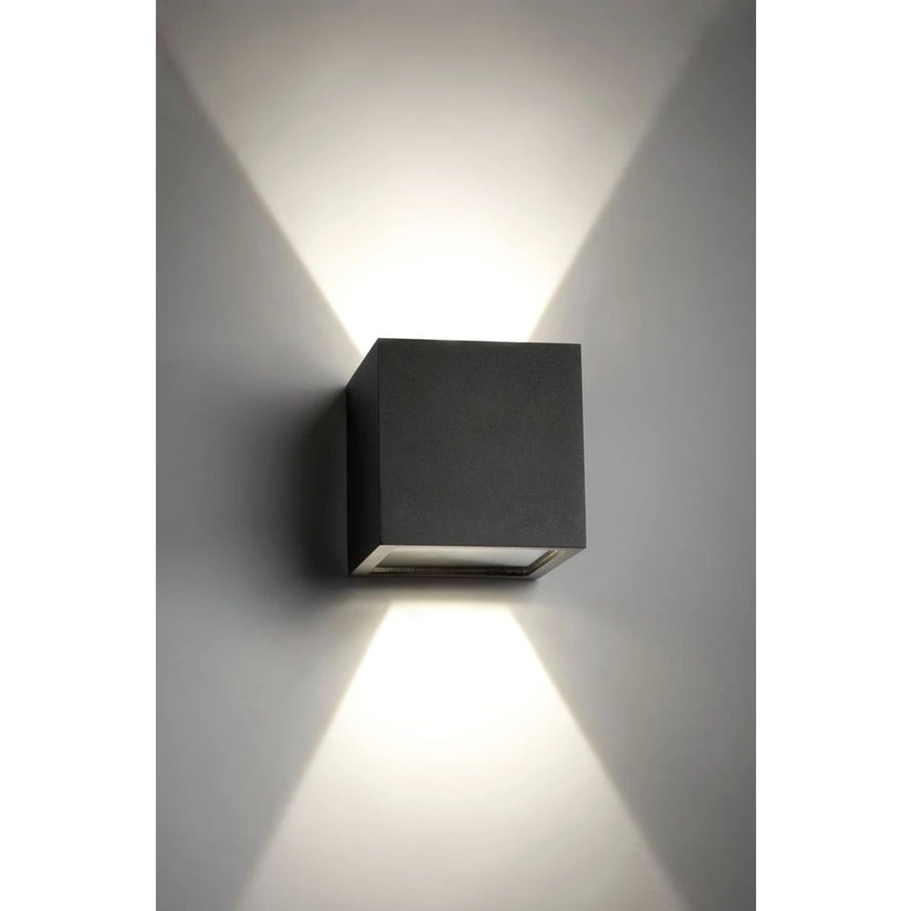 Cube LED Outdoor Wall Lamp 3000K Up Down Black Light Point Buy