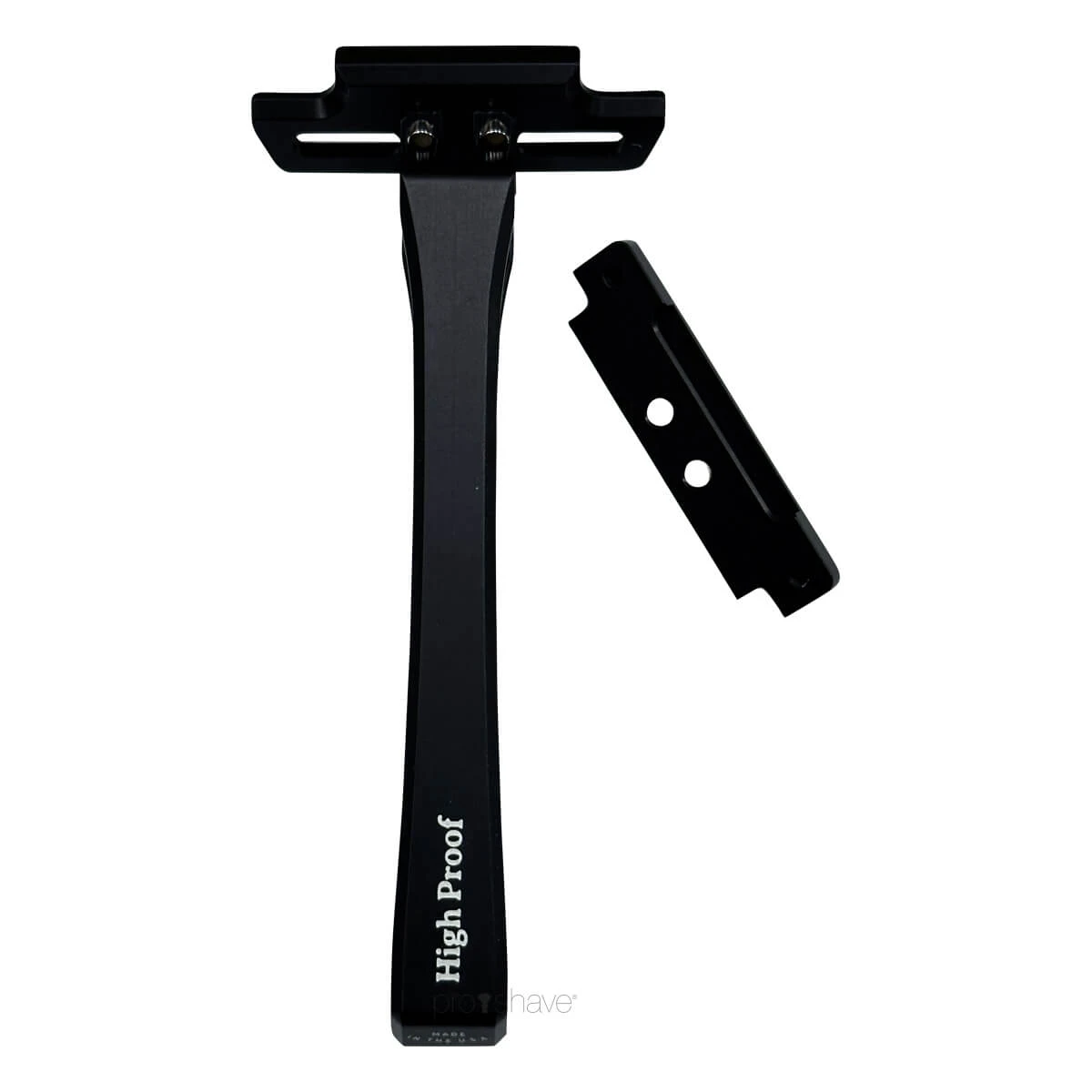 High Proof Razor, Single Edge, Black Aluminum