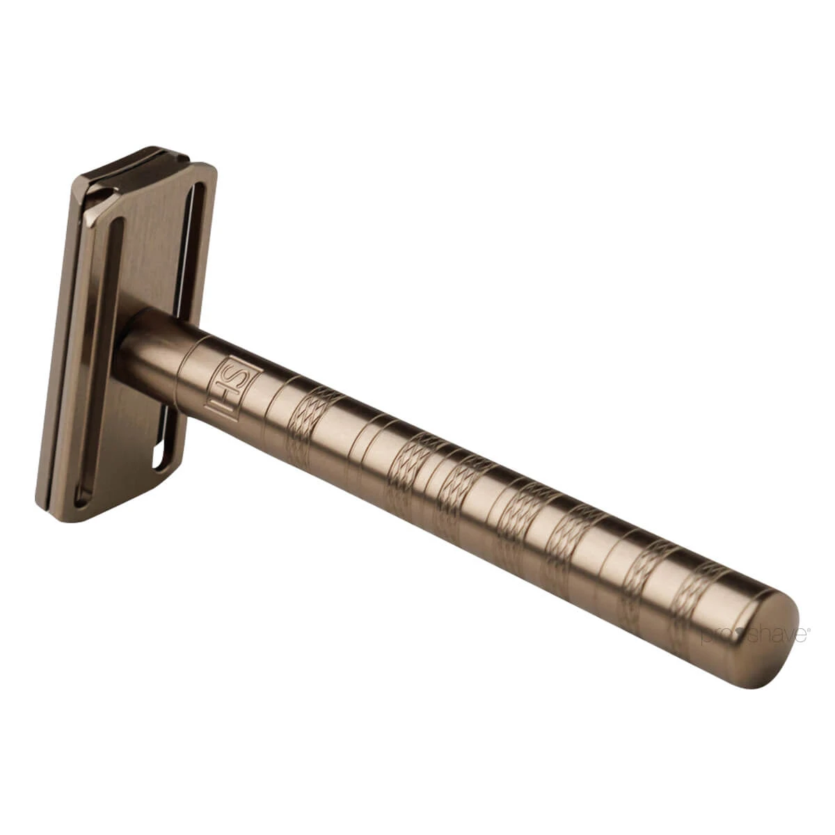 Safety Razor MEDIUM Tan Aluminium from Henson Shaving