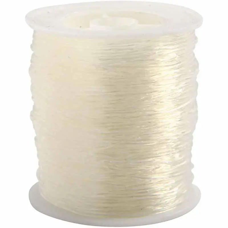 Pandahall Elite 1 Roll Clear Nylon Wire Fishing Line, about 1 mm