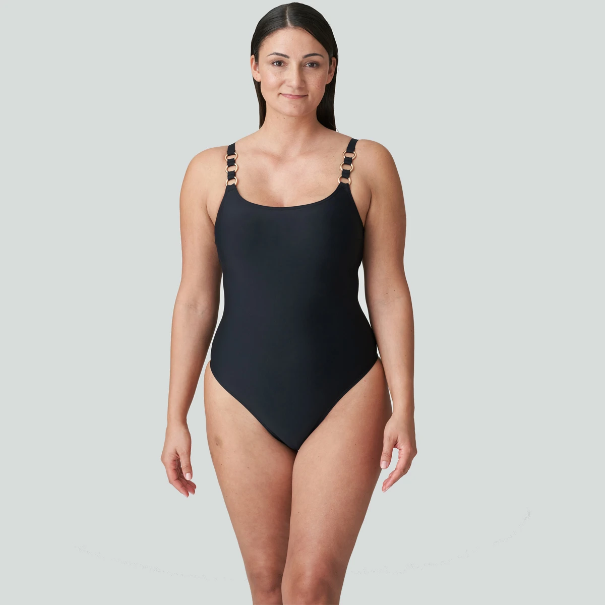 ST BERNARD FOR DUNNES STORES Black Slimming One-Piece Swim Suit 18 XL EUC