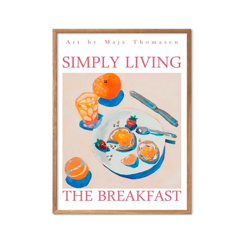 Poster Frame Plakat Simply x The Breakfast - Hurtig levering