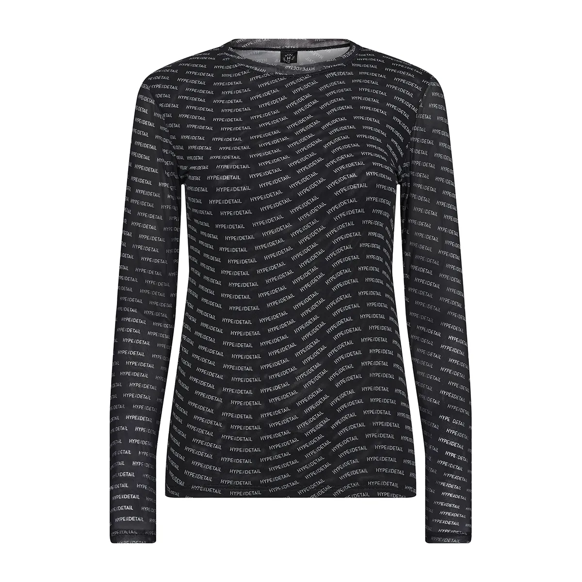 HYPE THE DETAIL MESH BLOUSE, BLACK • Price 31.85 €