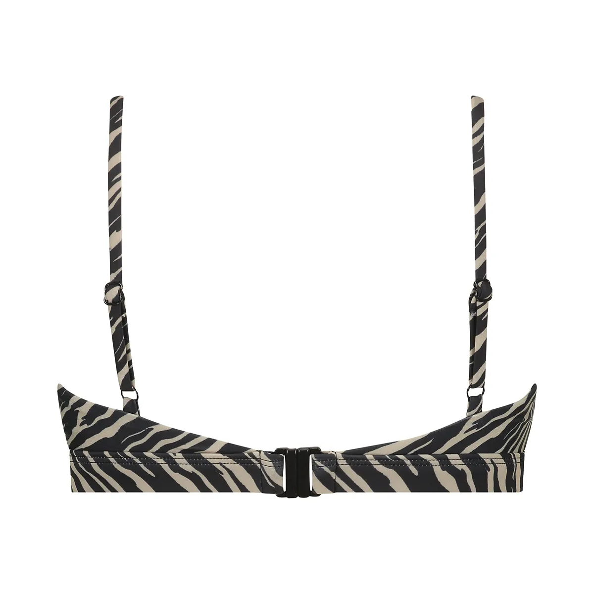 Hunkemöller • Hunkemöller Zebra Ring Crop bikini top, multi • Pris