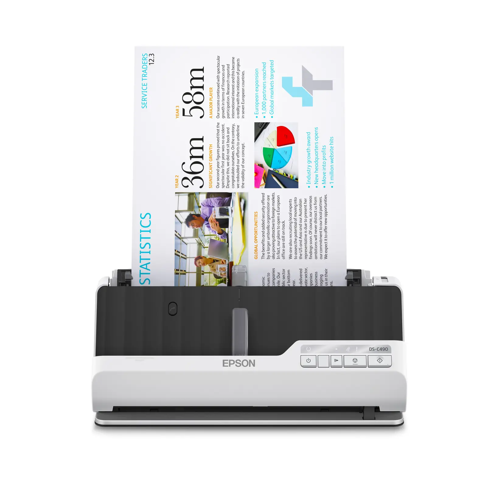 Epson Workforce DS-C490 compact scanner - Køb billigt på Grafical.dk