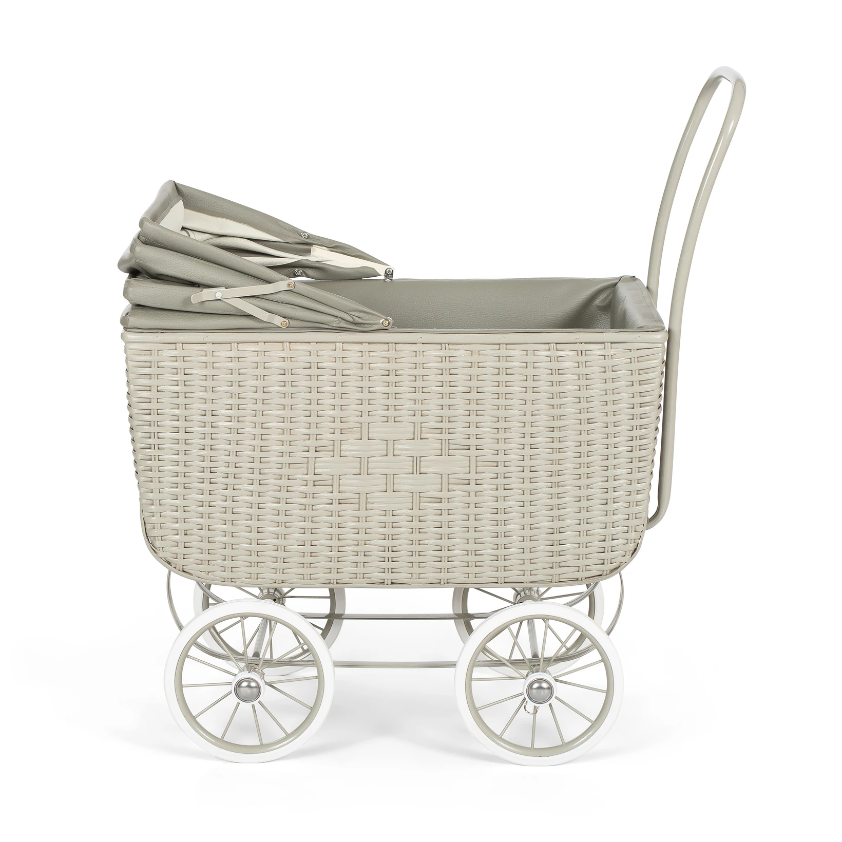 Rattan best sale dolls pram