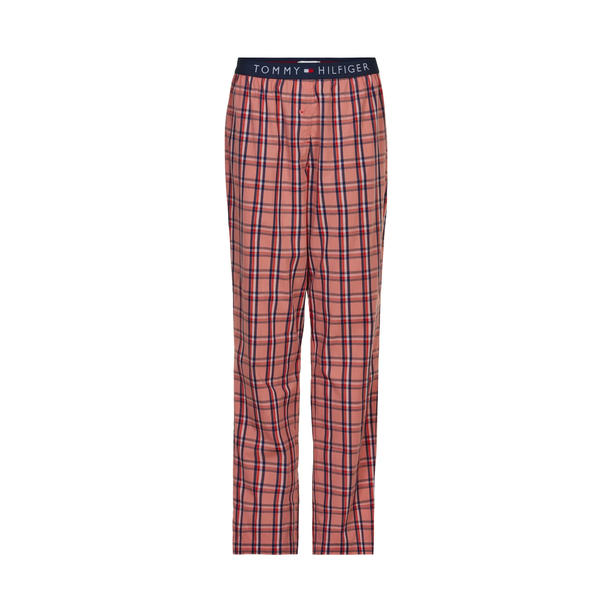 tommy jeans plaid track pants