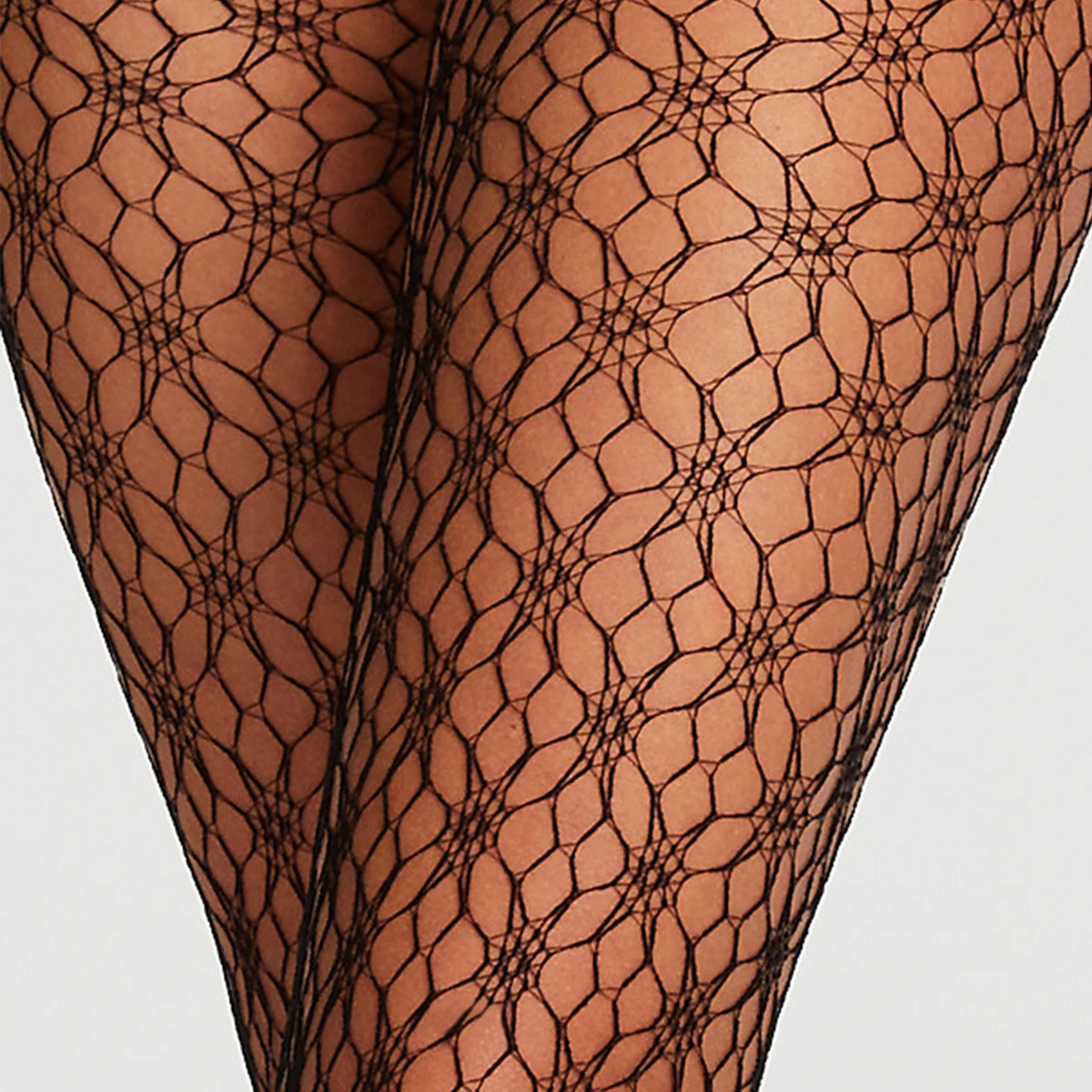 HUE Metallic Fishnet Tights