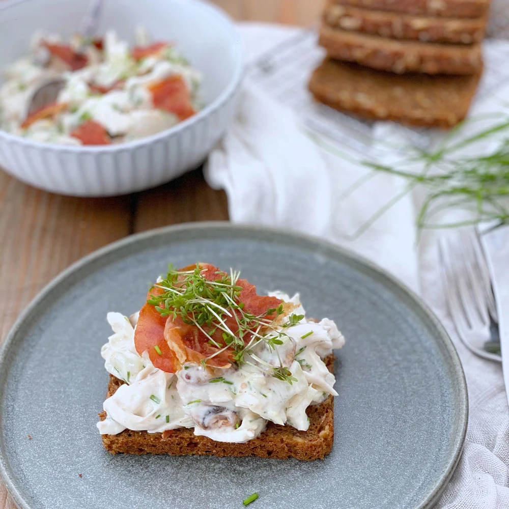 Opskrift På En Sundere Hønsesalat Med Serrano