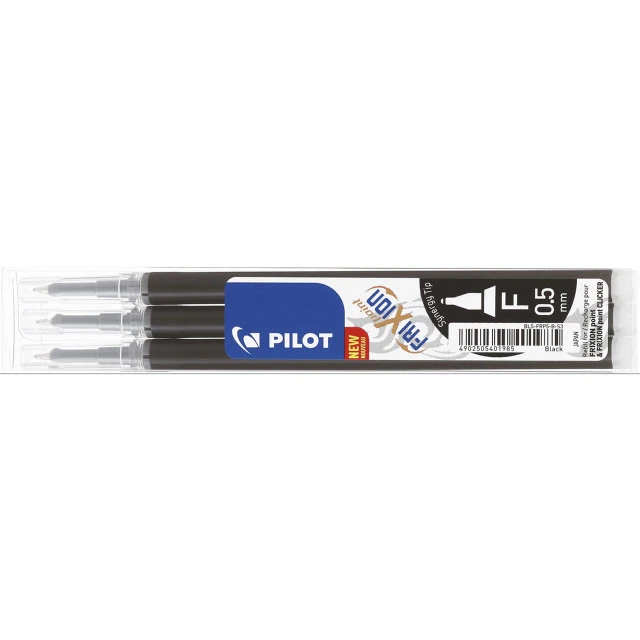 Refill till Pilot Frixion Clicker, 3-pack