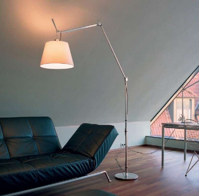 Tolomeo Mega Floor Lamp Parchment Artemide Buy online