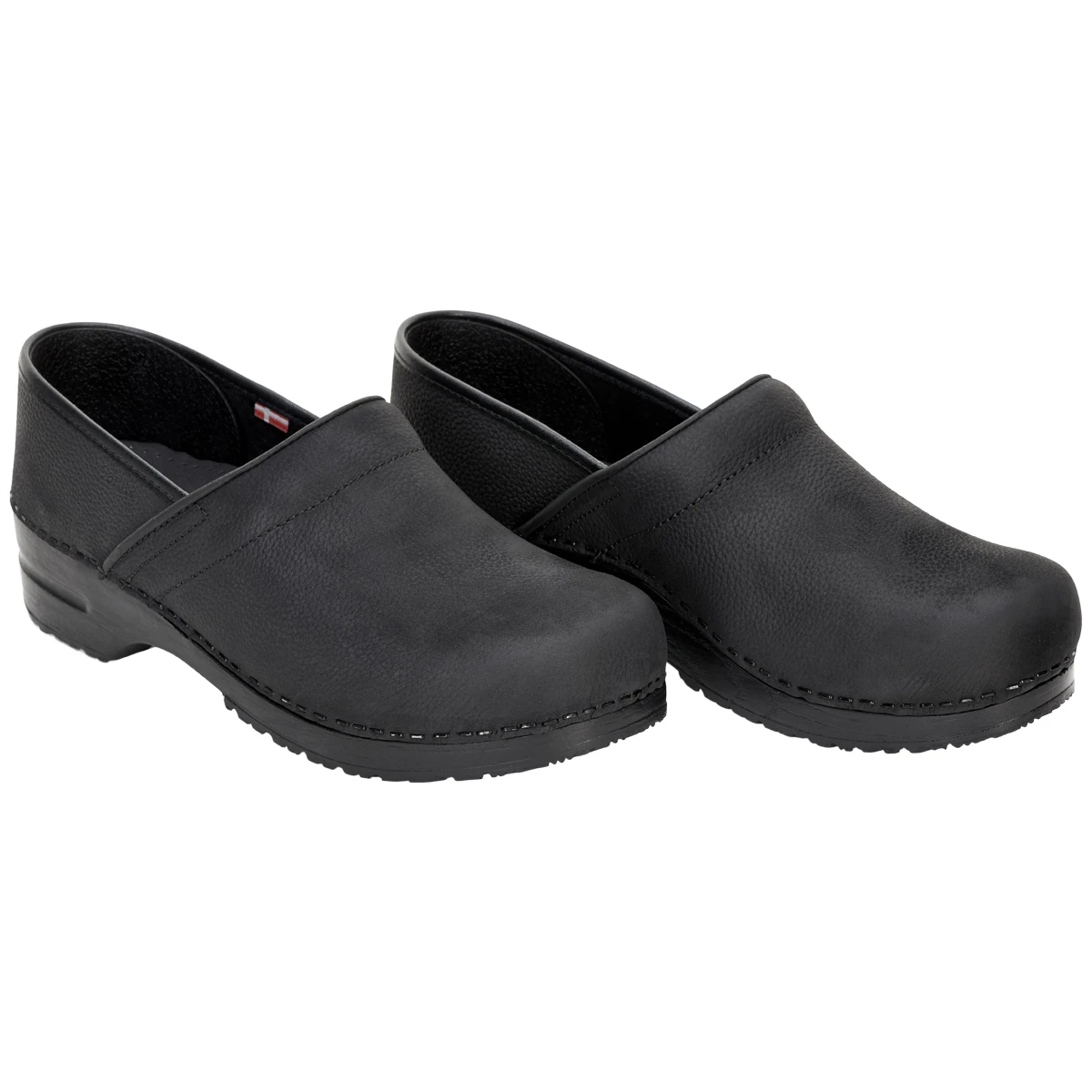 sanita black clogs