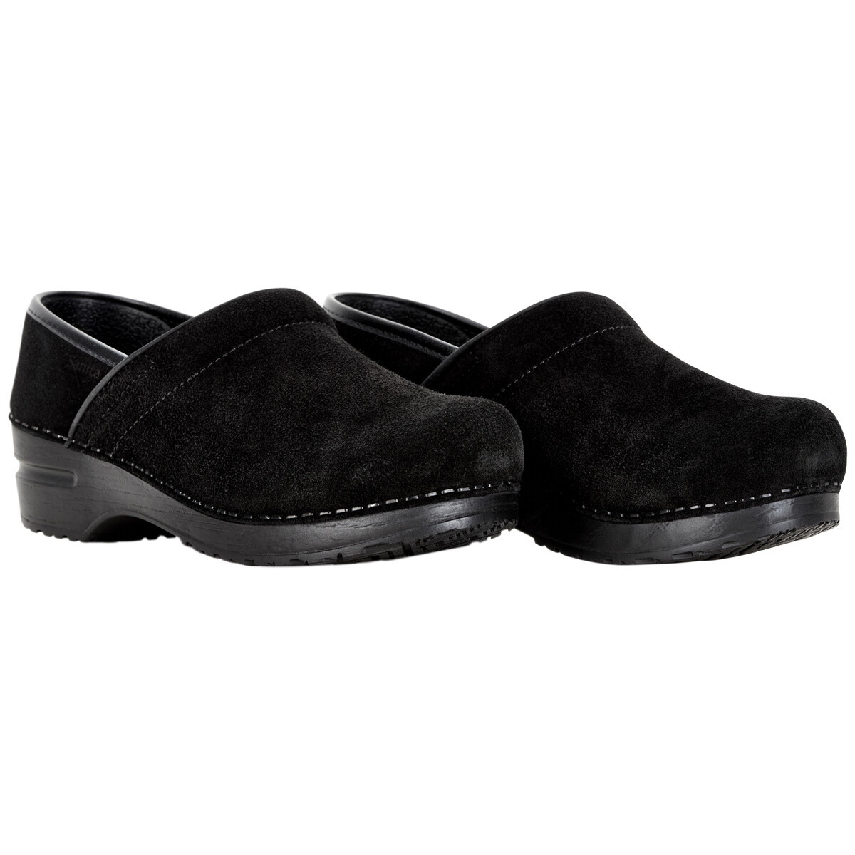 sanita black clogs