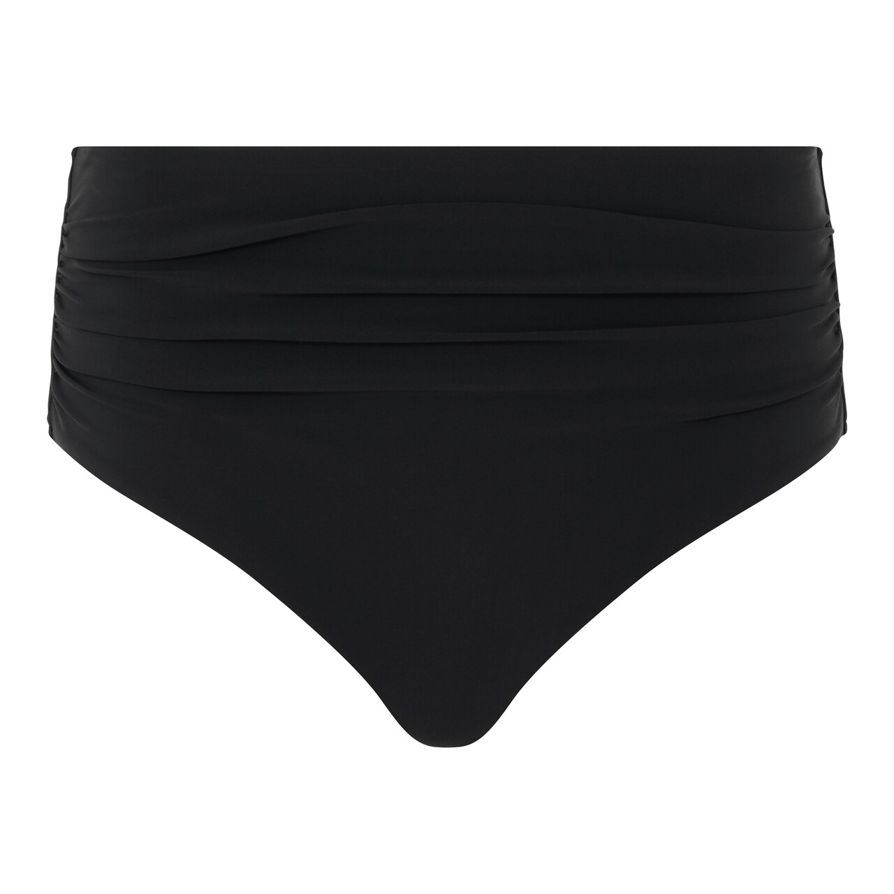 Chantelle Inspire Hoge Taille Bikini Slip, Kleur: Zwart