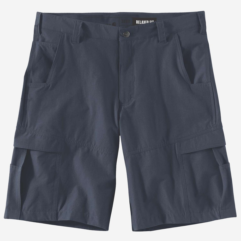 Se Carhartt Force Madden Ripstop Cargo shorts (Bluestone, 34) hos Specialbutikken