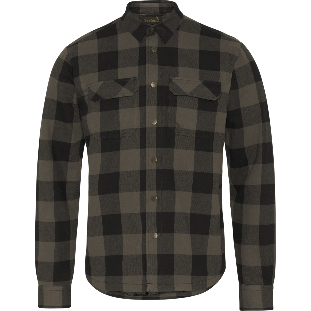 Se Seeland Canada skjorte limited edition (Grey Check, 3XL) hos Specialbutikken