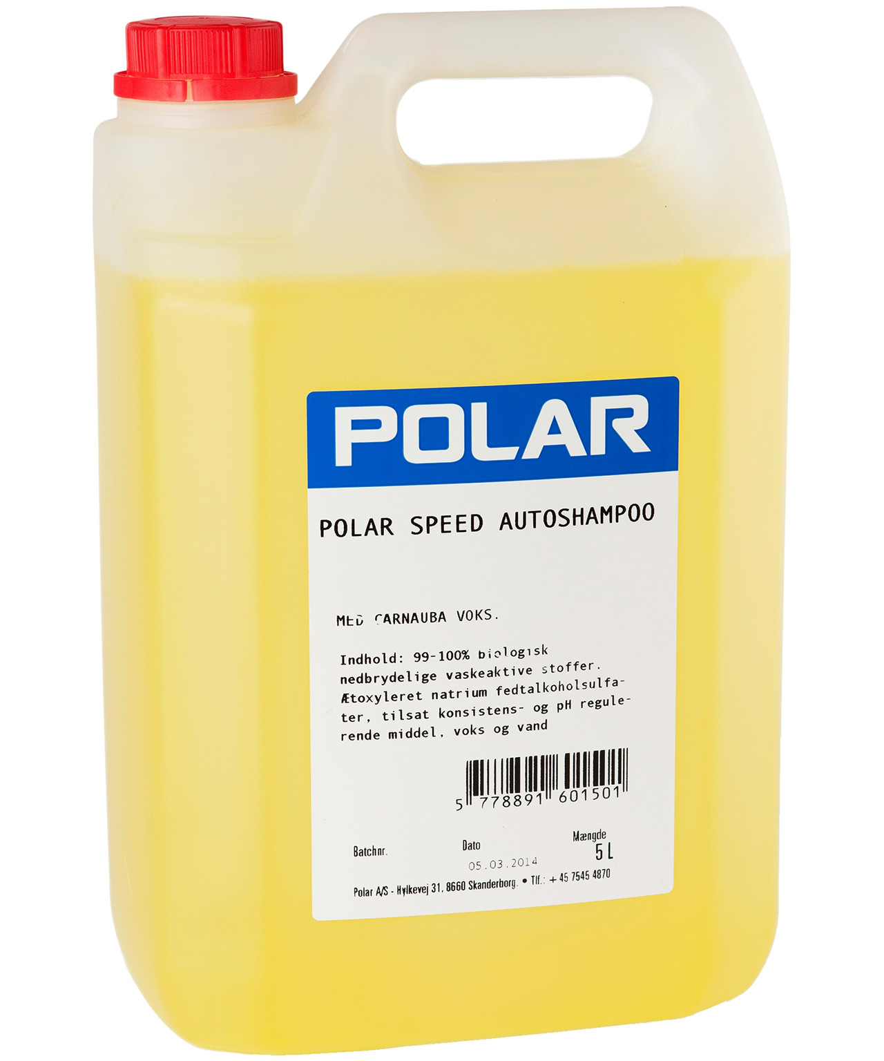 Billede af Polar Speed autoshampoo 5 liter