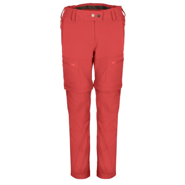 Se Pinewood Finnveden Hybrid bukser - Dame (L. Red, 36) hos Specialbutikken