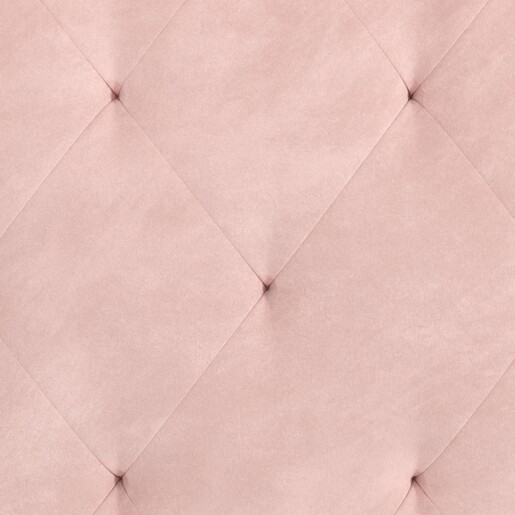 Schlafsofa Vintage Bezug in Samtoptik, Diamant-Steppung, Breite 207 cm in pink