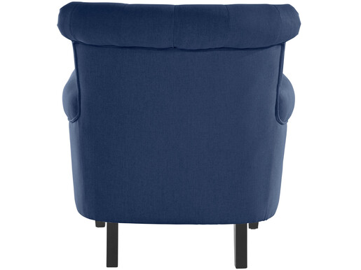 Coryn TV-Sessel  (1-St), Sitzkissen, Sitz gepolstert, Gestell aus Massivholz, Sitzhöhe 50 cm in blau