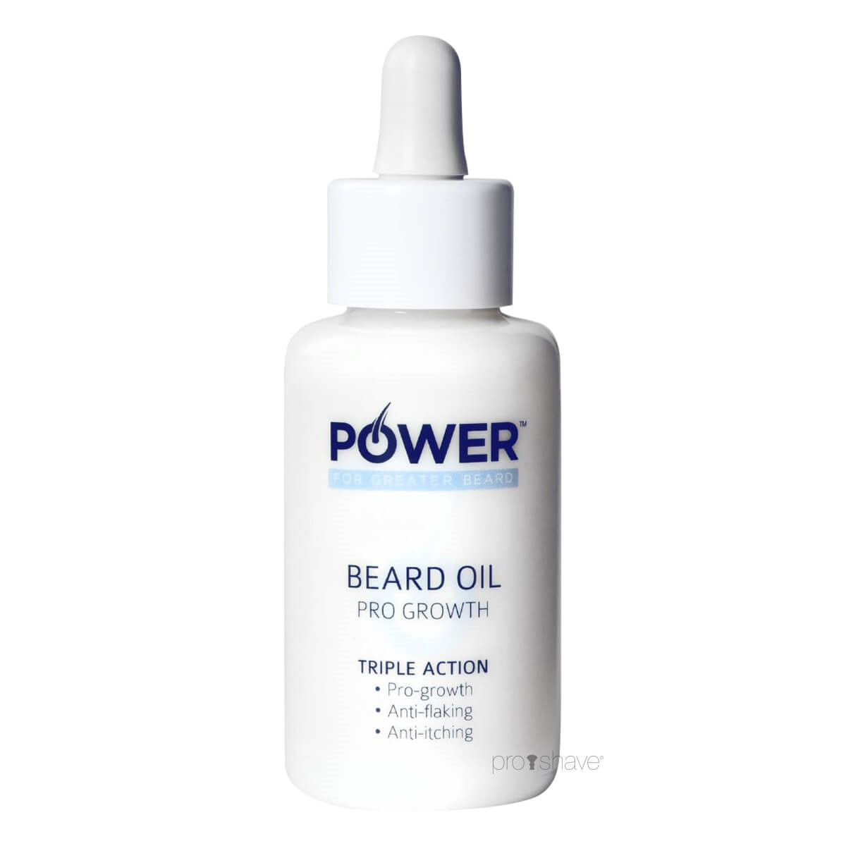 Se Power Beard Oil Pro Growth (50 ml) hos Proshave