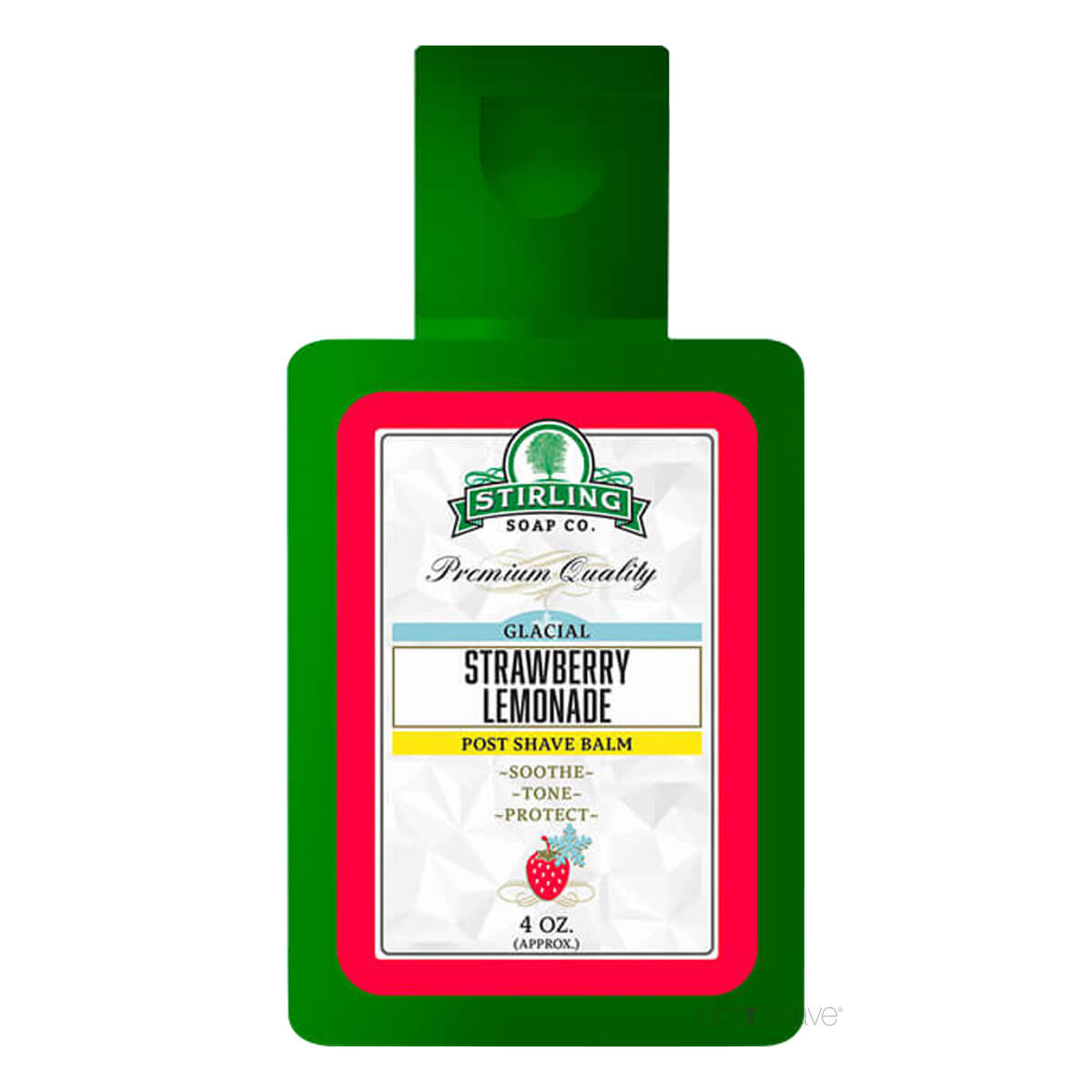 Se Stirling Soap Co. Aftershave Balm, Glacial - Strawberry Lemonade, 118 ml. hos Proshave