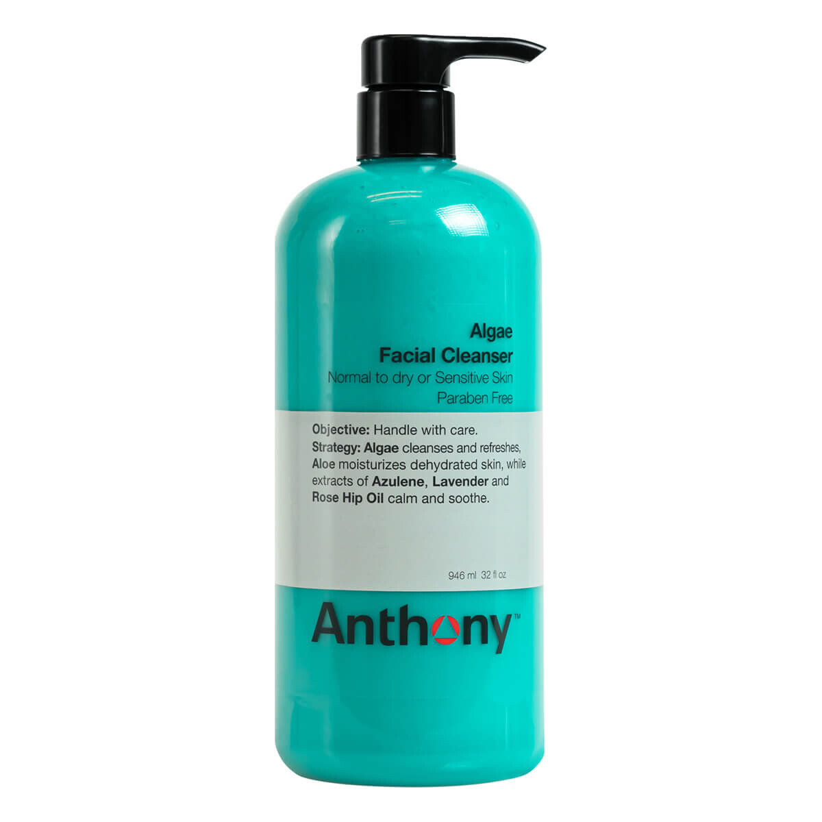 Anthony Logistics Algae Facial Cleanser, 946 ml.