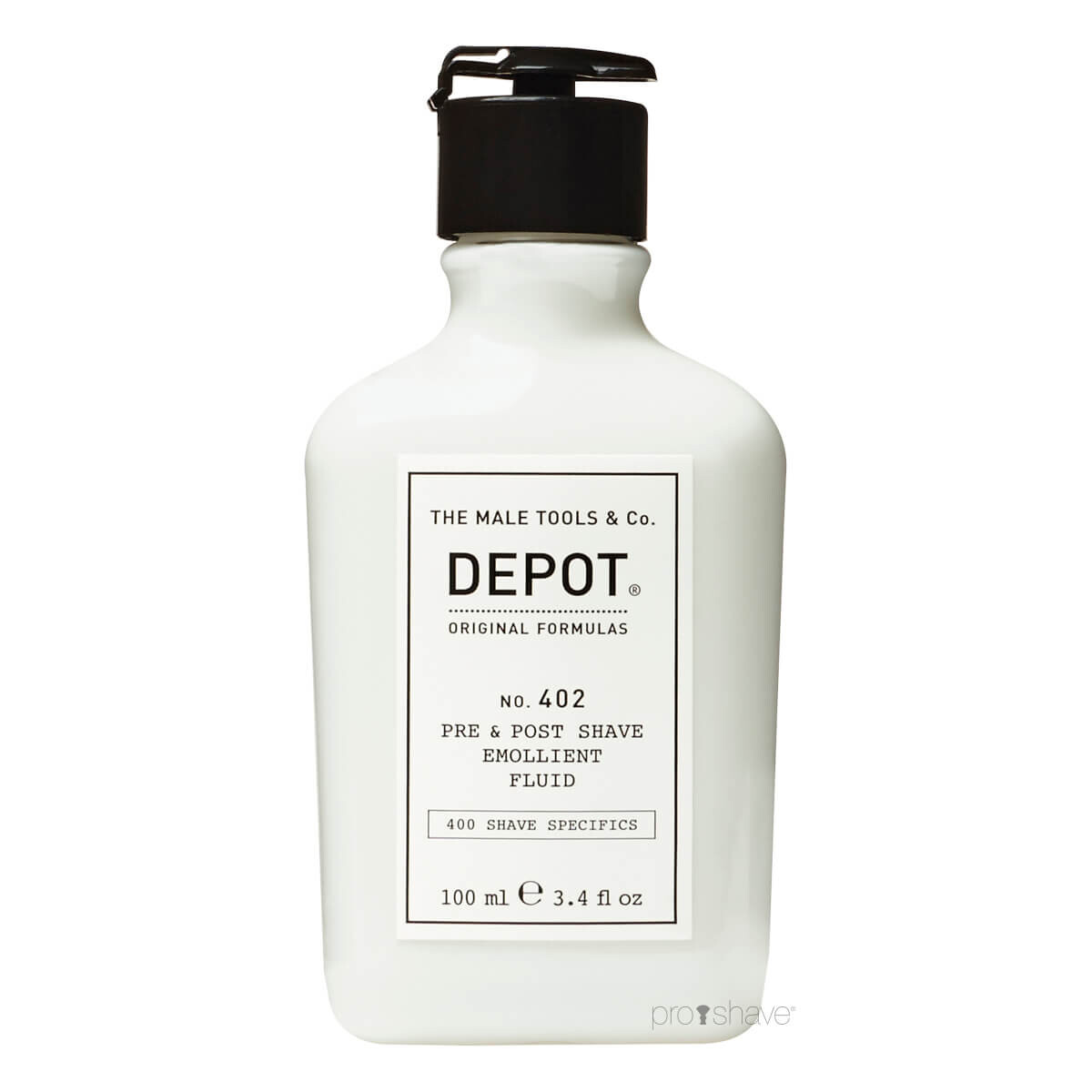 Depot Pre & Post Shave Emollient Fluid, No. 402, 100 ml.