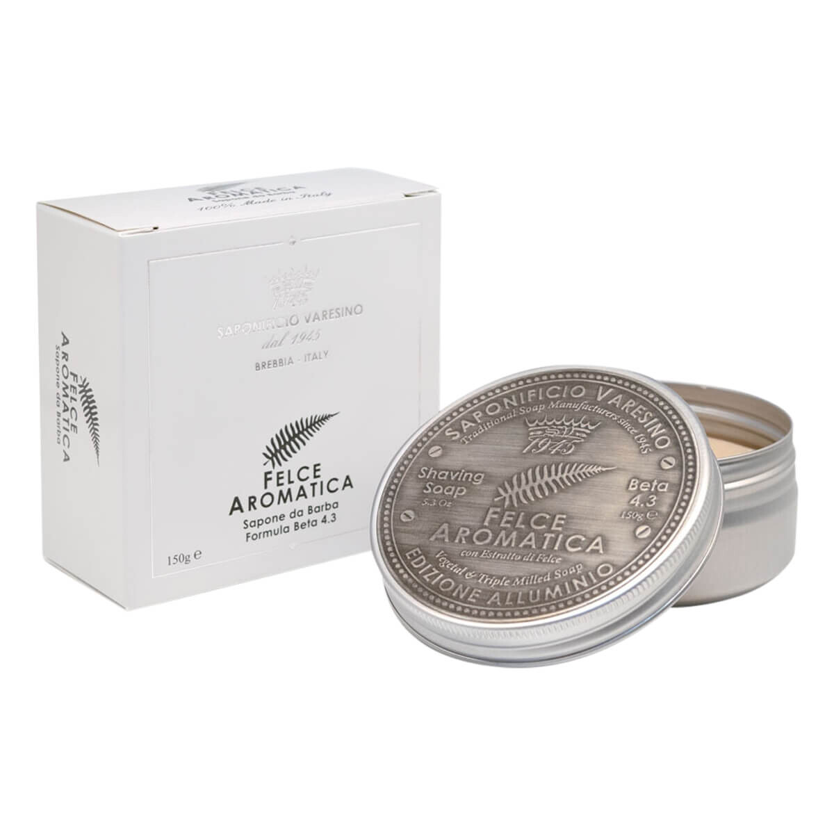 Saponificio Varesino Barbersæbe, Felce Aromatica, 150 gr.