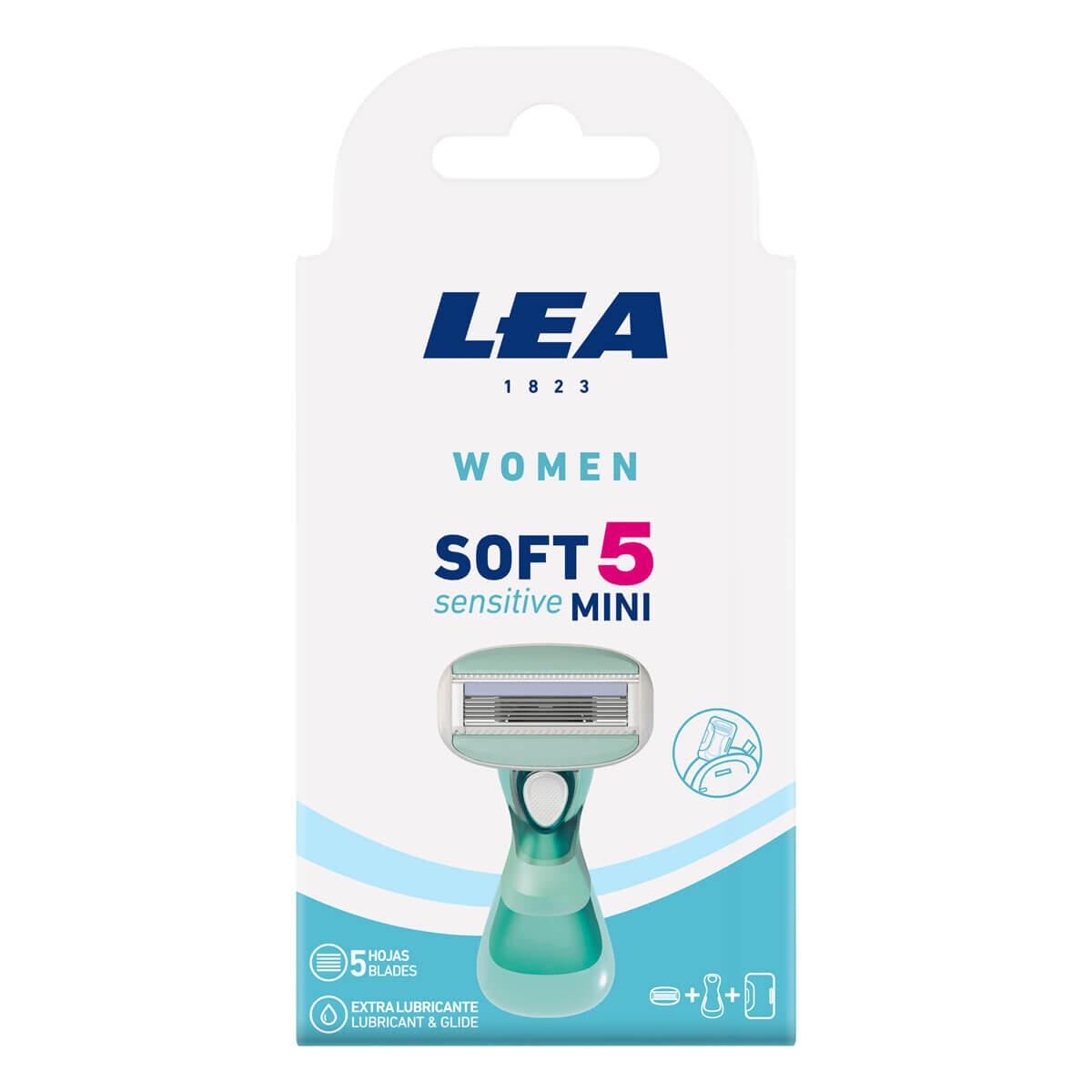 Billede af LEA Soft 5 Sensitive Mini, Skraber og 1 blad (5 klinger), Women