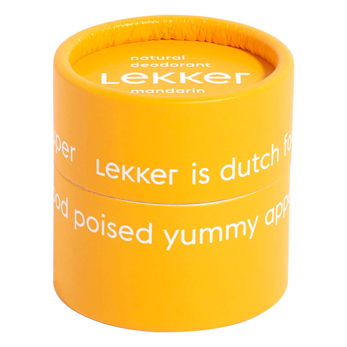 The Lekker Company Deodorant Creme, Have Fun - Mandarin & Lemon, 30 g.