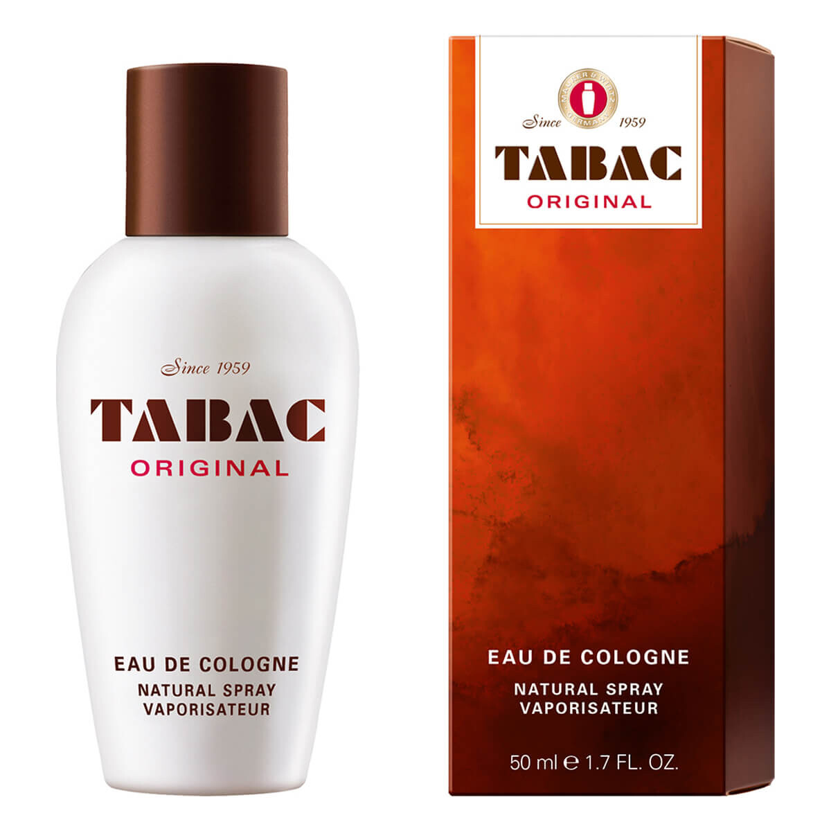 Tabac Eau de Cologne Spray, 50 ml.