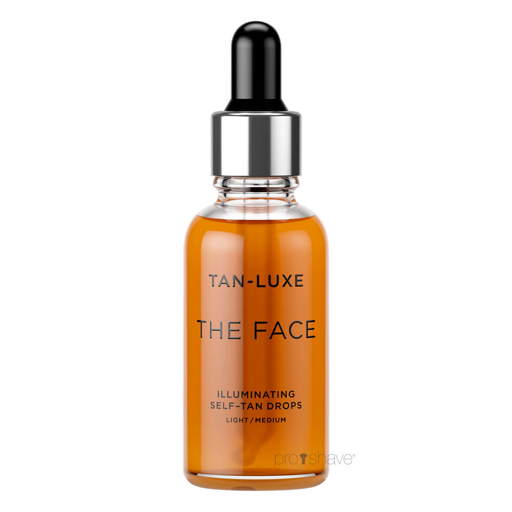 Tan Luxe THE FACE Light / Medium, Rejsestørrelse, 10 ml.