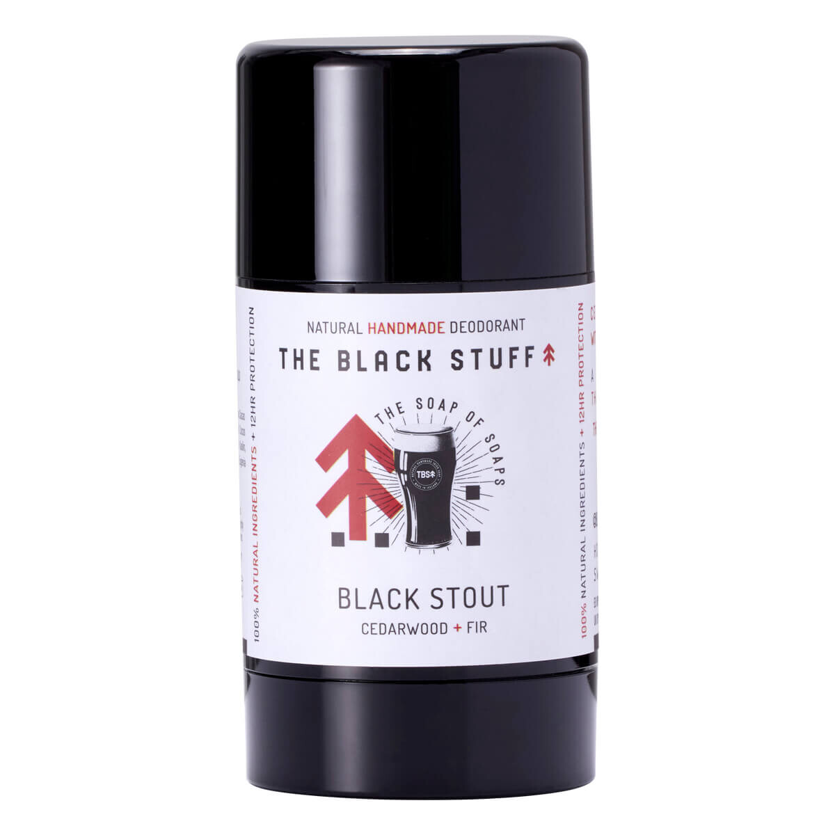 The Black Stuff Deodorant Stick, Black Stout, 95 g.